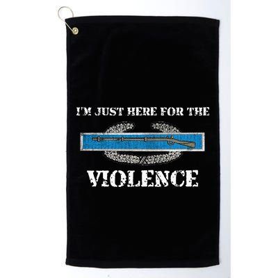 IM Just Here For The Cib Combat Infantryman Badge Grunt Golf Towel