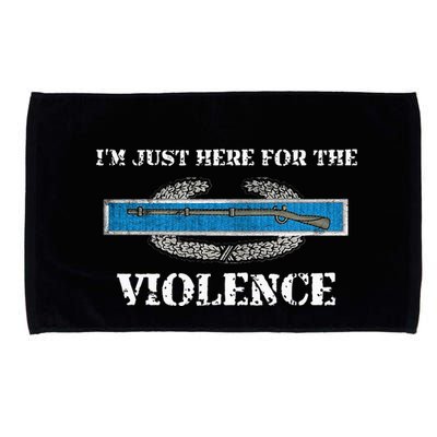 IM Just Here For The Cib Combat Infantryman Badge Grunt Microfiber Hand Towel