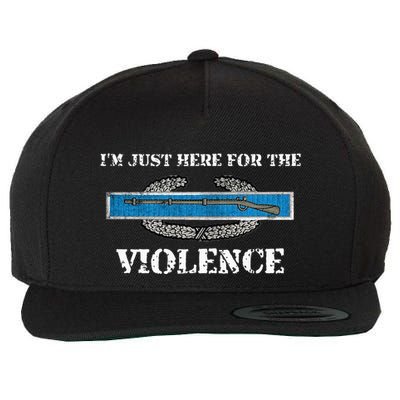 IM Just Here For The Cib Combat Infantryman Badge Grunt Wool Snapback Cap