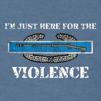 IM Just Here For The Cib Combat Infantryman Badge Grunt Garment-Dyed Sweatshirt