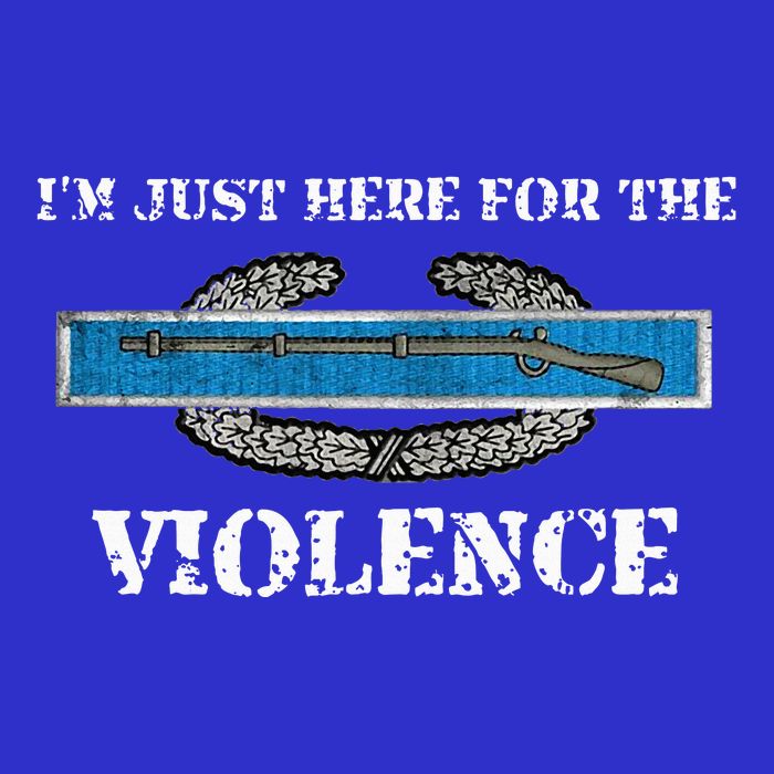 IM Just Here For The Cib Combat Infantryman Badge Grunt Toddler T-Shirt