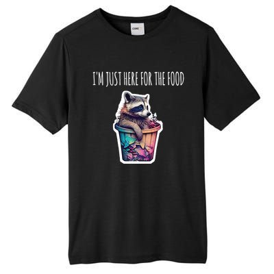 Im Just Here For The Free Food Raccoon Funny Gift Tall Fusion ChromaSoft Performance T-Shirt