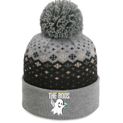 Im Just Here For The Boos Halloween Martini Shaker Meaningful Gift The Baniff Cuffed Pom Beanie