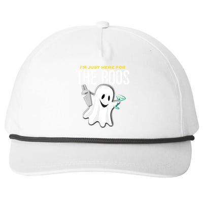 Im Just Here For The Boos Halloween Martini Shaker Meaningful Gift Snapback Five-Panel Rope Hat