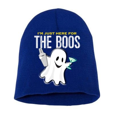 Im Just Here For The Boos Halloween Martini Shaker Meaningful Gift Short Acrylic Beanie