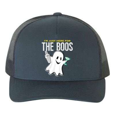 Im Just Here For The Boos Halloween Martini Shaker Meaningful Gift Yupoong Adult 5-Panel Trucker Hat