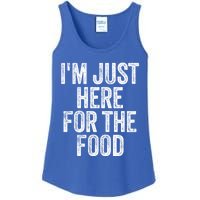 I'm Just Here For The Food Funny Humor Foodie Joke Gift Ladies Essential Tank