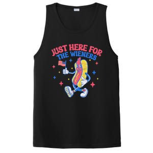 IM Just Here For The Wieners 4th Of July Hot Dog PosiCharge Competitor Tank