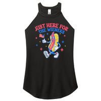 IM Just Here For The Wieners 4th Of July Hot Dog Women's Perfect Tri Rocker Tank