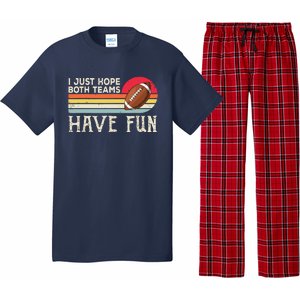 I Just Hope Both Teams Have Funny Football Pajama Set