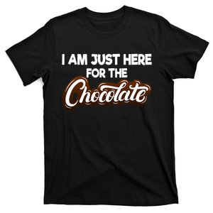 IM Just Here For The Chocolate Funny Halloween T-Shirt