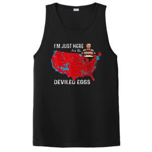 IM Just Here For The Deviled Eggs Funny Trump Christmas PosiCharge Competitor Tank