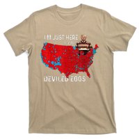 IM Just Here For The Deviled Eggs Funny Trump Christmas T-Shirt