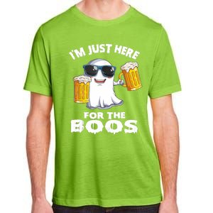 Im Just Here For The Boos Funny Halloween Adult ChromaSoft Performance T-Shirt