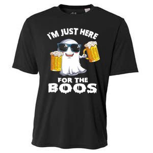 Im Just Here For The Boos Funny Halloween Cooling Performance Crew T-Shirt