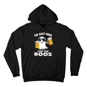 Im Just Here For The Boos Funny Halloween Hoodie