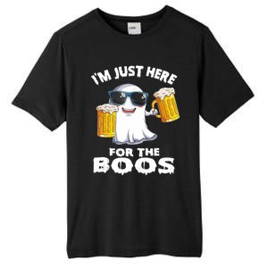 Im Just Here For The Boos Funny Halloween Tall Fusion ChromaSoft Performance T-Shirt