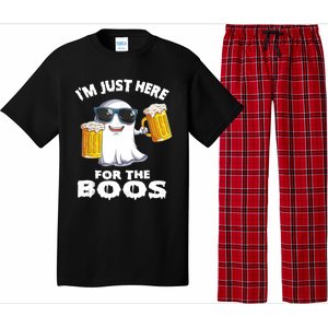 Im Just Here For The Boos Funny Halloween Pajama Set