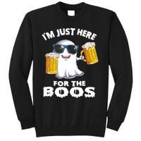 Im Just Here For The Boos Funny Halloween Tall Sweatshirt