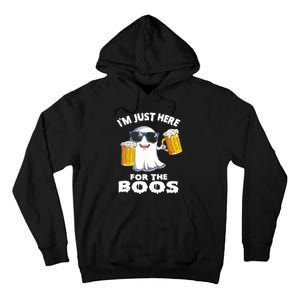 Im Just Here For The Boos Funny Halloween Tall Hoodie