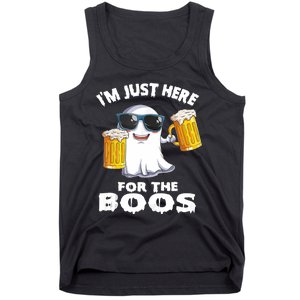 Im Just Here For The Boos Funny Halloween Tank Top