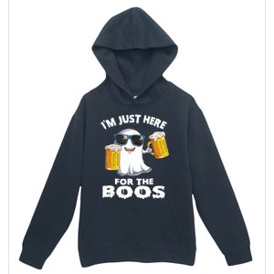 Im Just Here For The Boos Funny Halloween Urban Pullover Hoodie