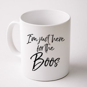 Im Just Here For The Boos Funny Halloween Costume Coffee Mug