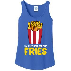 Im Just Here For The French Fries Gift Ladies Essential Tank