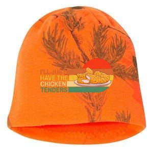 Ill Just Have The Chicken Tenders Funny Retro Womens Kati - Camo Knit Beanie