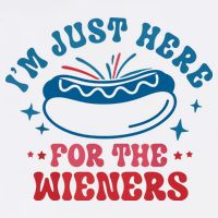 Im Just Here For The Wieners 4th Of July Hot Dogs Cool Comfort Performance Bucket Hat