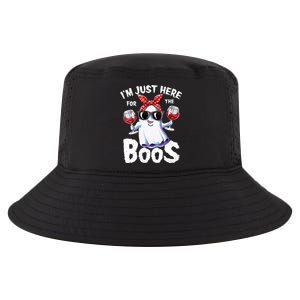 IM Just Here For The Boos Halloween Women Ghost Cute Funny Cool Comfort Performance Bucket Hat