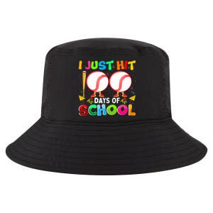 I Just Hit 100 Days Of School Baseball 100th Day Gift Cool Comfort Performance Bucket Hat