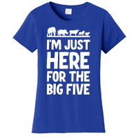 I'm Just Here For The Big Five Africa Safari Family Trip Cute Gift Women's T-Shirt