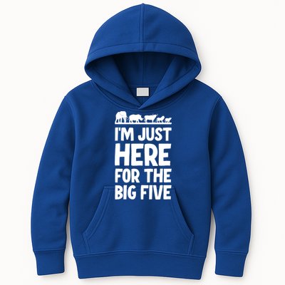 I'm Just Here For The Big Five Africa Safari Family Trip Cute Gift Kids Hoodie