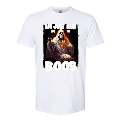 Im Just Here For The Boos Ghost Funny Halloween Softstyle CVC T-Shirt