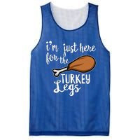 Im Just Here For The Turkey Legs Thanksgiving Food Gift Mesh Reversible Basketball Jersey Tank