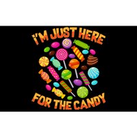 IM Just Here For The Candy Funny Halloween Pun Bumper Sticker