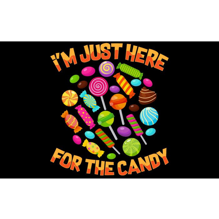 IM Just Here For The Candy Funny Halloween Pun Bumper Sticker