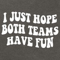 I Just Hope Both Teams Have Fun Gift Game Day Sports Fan Gift Cotton Canvas Backpack
