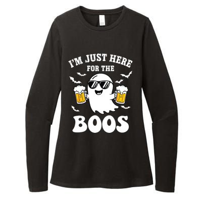 IM Just Here For The Boos Halloween Costume Womens CVC Long Sleeve Shirt