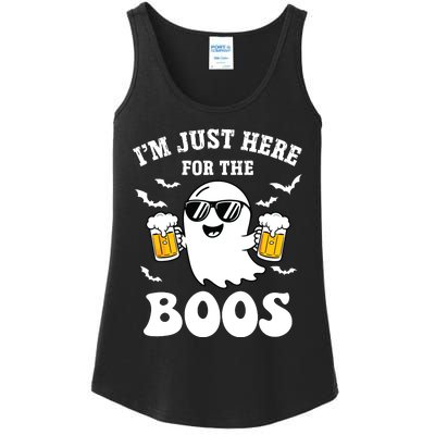 IM Just Here For The Boos Halloween Costume Ladies Essential Tank