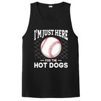 I'm Just Here For The Hot Dogs Summer Baseball Game Hotdog PosiCharge Competitor Tank