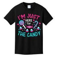 Im Just Here For The Candy Halloween Kids T-Shirt