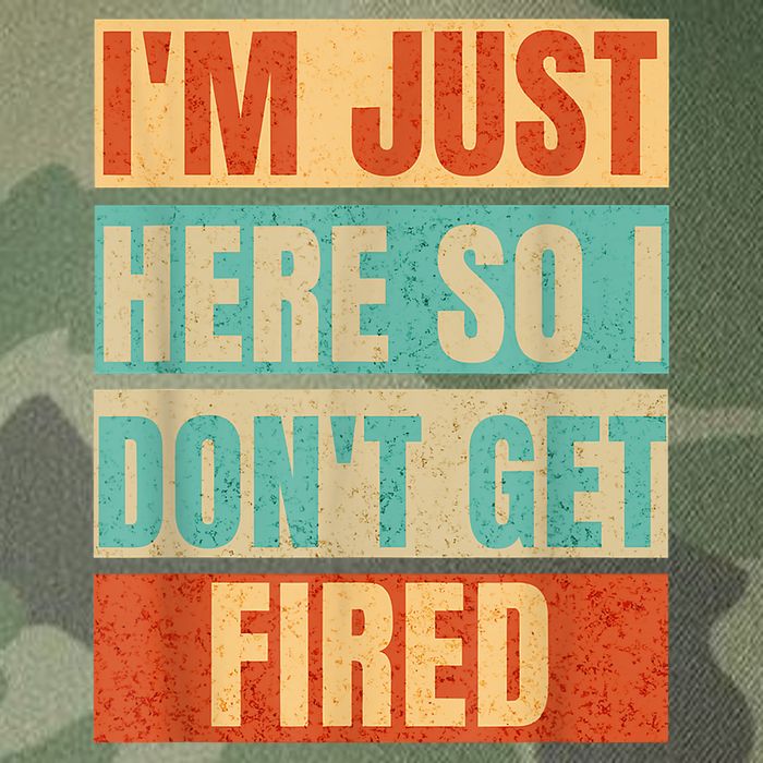 I'm Just Here So I Don't Get Fired Legacy Tie Dye Trucker Hat