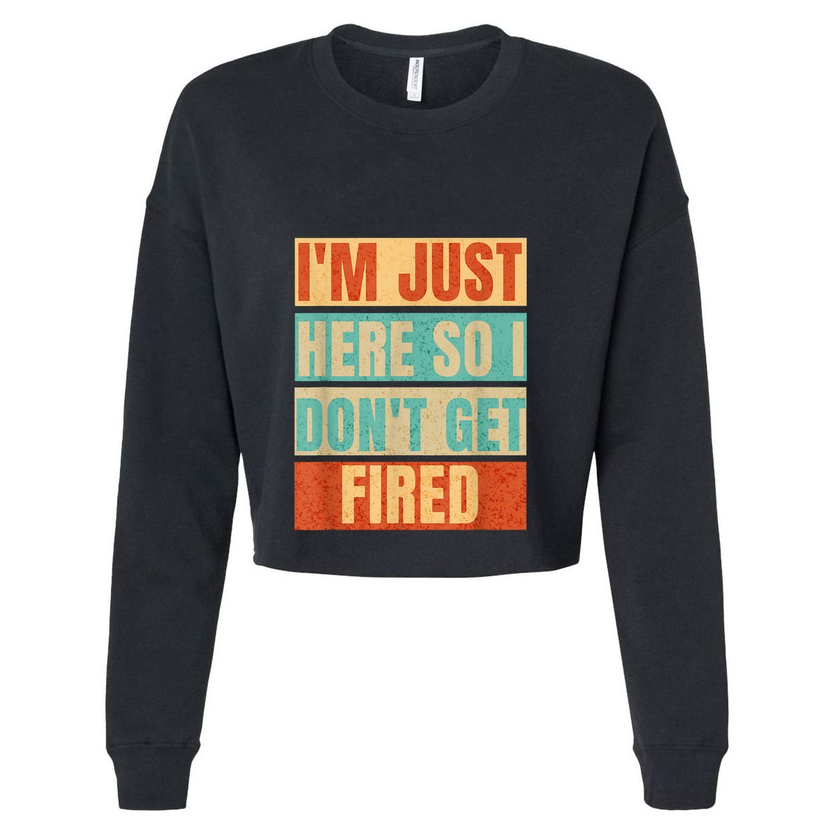 I'm Just Here So I Don't Get Fired Kids Hoodie