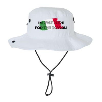 Im Just Here For The Ravioli Funny Italian Humor Italy Food Legacy Cool Fit Booney Bucket Hat