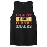 Im Just Here For The Snacks Funny Saying PosiCharge Competitor Tank