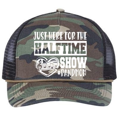 IM Just Here For The Halftime Show Band Mom Funny Retro Rope Trucker Hat Cap