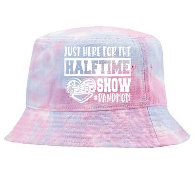 IM Just Here For The Halftime Show Band Mom Funny Tie-Dyed Bucket Hat