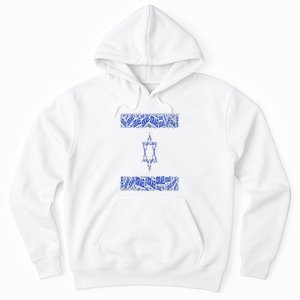 Israel Jewish Israeli Flag Star of David Pride Love Text Art Hoodie